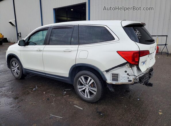 5FNYF6H51JB031622 2018 HONDA PILOT Белый Задняя левая четверть