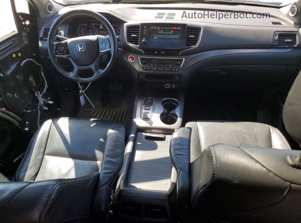 5FNYF6H51MB064527 2021 HONDA PILOT Black Dashboard view