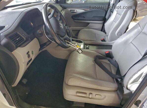 5FNYF6H52MB080400 2021 HONDA PILOT Silver Widok wnętrza z przodu