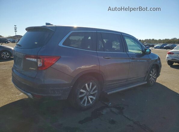 5FNYF6H54KB089659 2019 HONDA PILOT Серый 