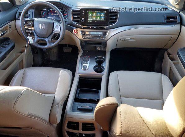 5FNYF6H54MB080060 2021 HONDA PILOT Burgundy Вид панелі приладів
