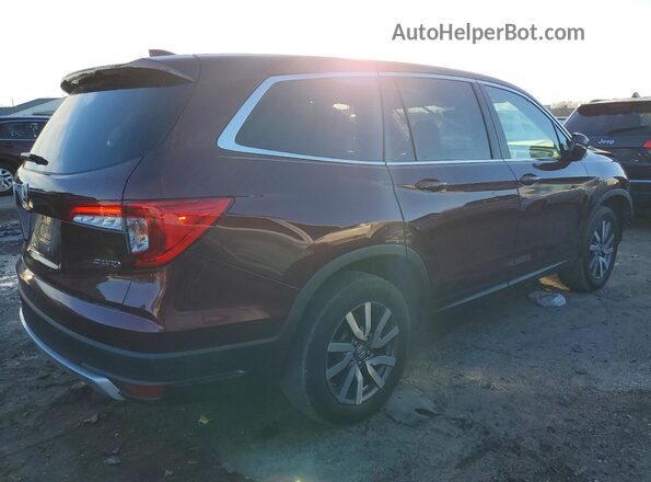 5FNYF6H54MB080060 2021 HONDA PILOT Burgundy Задня права чверть