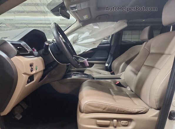 5FNYF6H54MB096954 2021 HONDA PILOT White Vista interior delantera