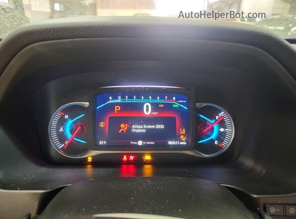 5FNYF6H54MB096954 2021 HONDA PILOT White Vista del cuadro de instrumentos