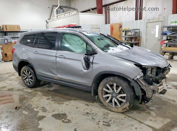 5FNYF6H55MB088765 2021 HONDA PILOT Silver Передня права чверть