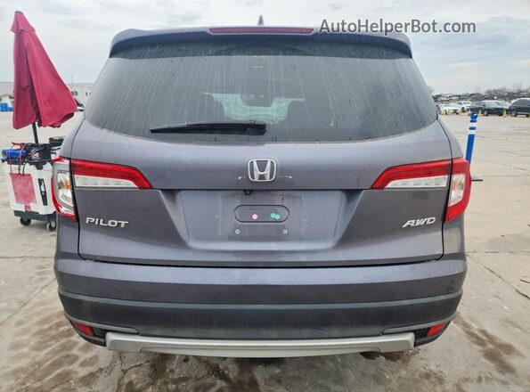 5FNYF6H55MB091505 2021 HONDA PILOT Gray Rear view