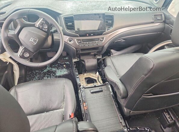 5FNYF6H55MB091505 2021 HONDA PILOT Gray Dashboard view