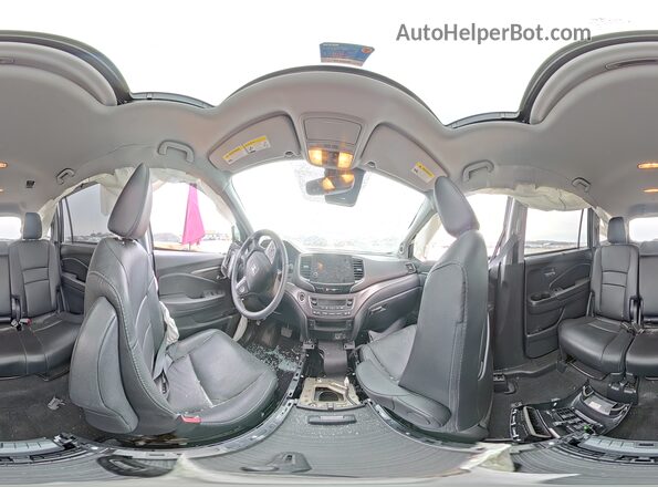 5FNYF6H55MB091505 2021 HONDA PILOT Gray 360 interior view