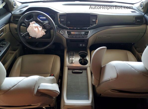 5FNYF6H56MB073174 2021 HONDA PILOT White Dashboard view