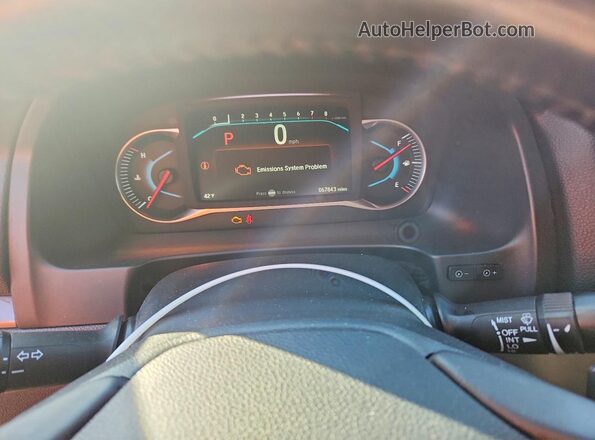 5FNYF6H58MB009511 2021 HONDA PILOT Gray Instrument cluster view