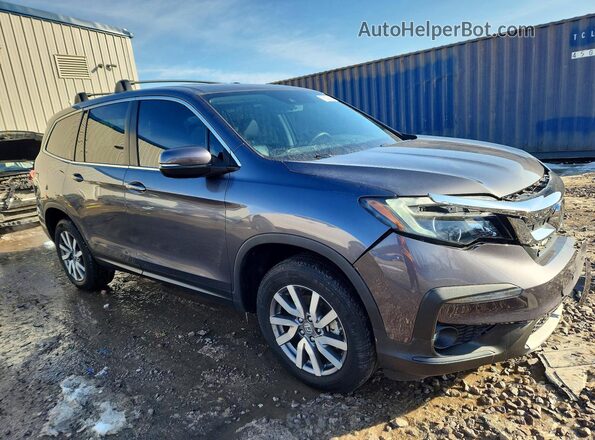 5FNYF6H58MB009511 2021 HONDA PILOT Gray Front right