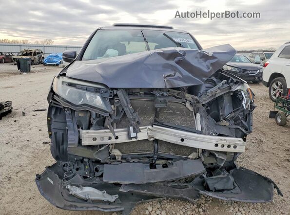 5FNYF6H59KB046600 2019 HONDA PILOT Gray Вид спереду