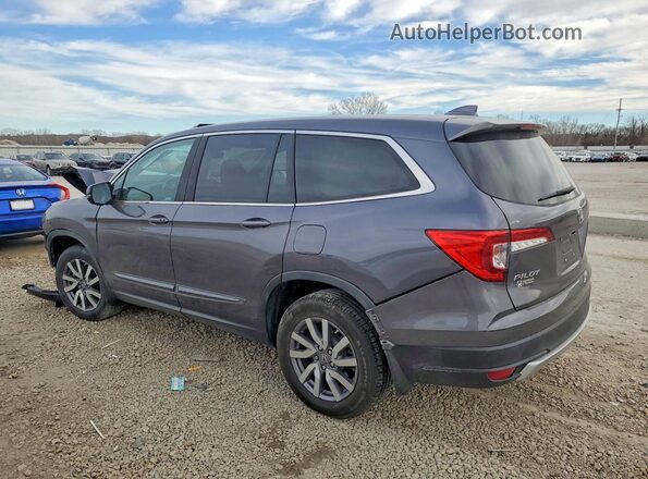 5FNYF6H59KB046600 2019 HONDA PILOT Gray Задня ліва чверть