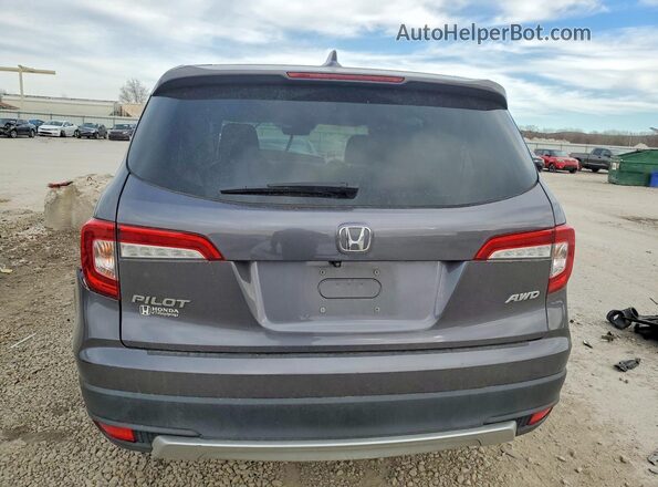 5FNYF6H59KB046600 2019 HONDA PILOT Gray Вид ззаду