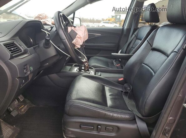 5FNYF6H59KB046600 2019 HONDA PILOT Gray Вид салону спереду