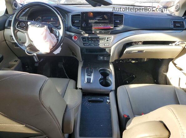 5FNYF6H59MB079177 2021 HONDA PILOT Burgundy Dashboard view
