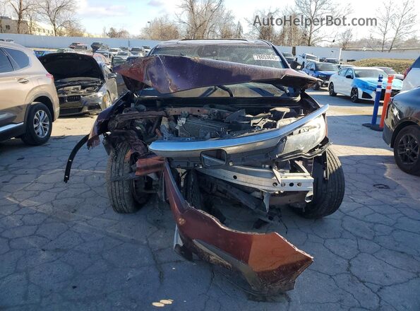 5FNYF6H59MB079177 2021 HONDA PILOT Burgundy Front view