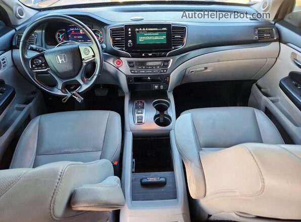 5FNYF6H59MB093533 2021 HONDA PILOT Charcoal Dashboard view