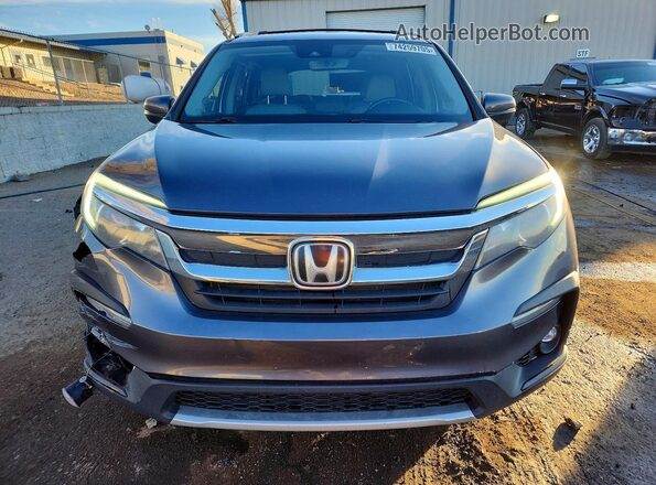 5FNYF6H59MB093533 2021 HONDA PILOT Charcoal Front view