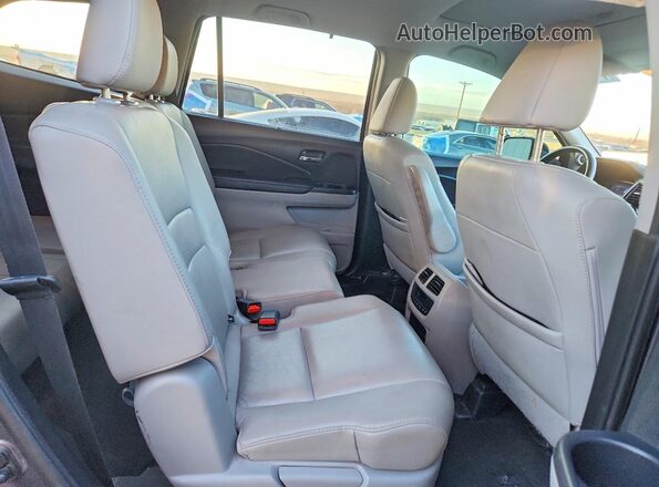 5FNYF6H59MB093533 2021 HONDA PILOT Charcoal Rear seats view