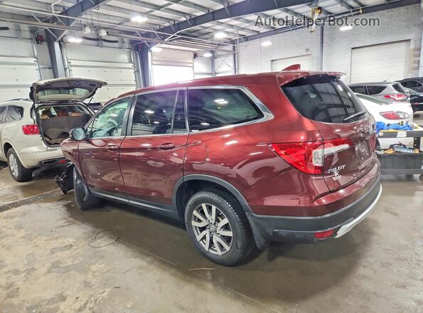 5FNYF6H5XKB093943 2019 HONDA PILOT Maroon 