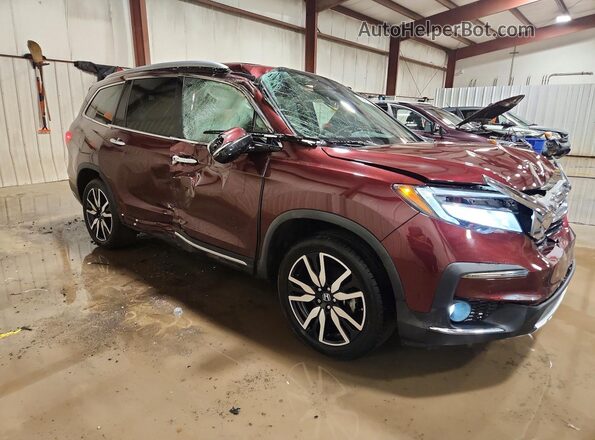 5FNYF6H60MB034928 2021 HONDA PILOT Красный Передняя правая четверть