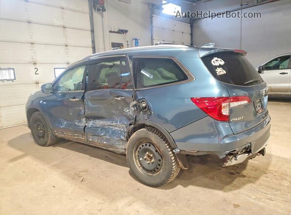 5FNYF6H68MB500864 2021 HONDA PILOT Blue Rear left