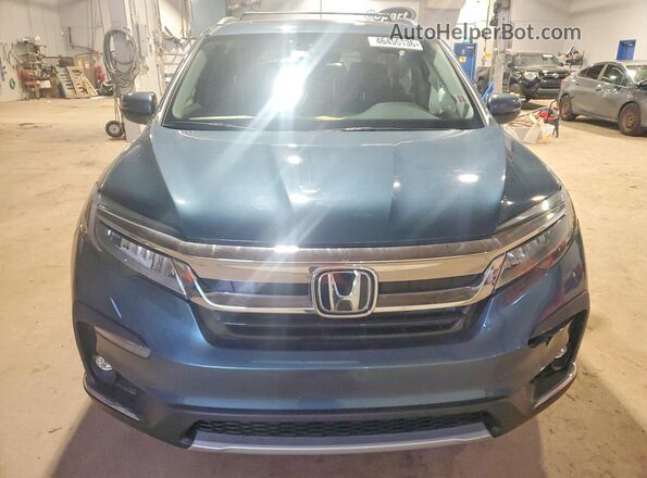 5FNYF6H68MB500864 2021 HONDA PILOT Blue Front view
