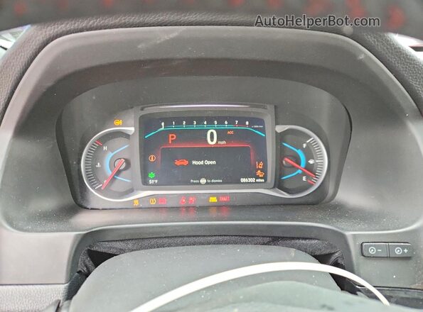 5FNYF6H74MB052972 2021 HONDA PILOT Black Instrument cluster view