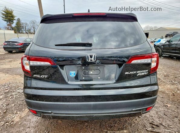 5FNYF6H74MB052972 2021 HONDA PILOT Black Rear view