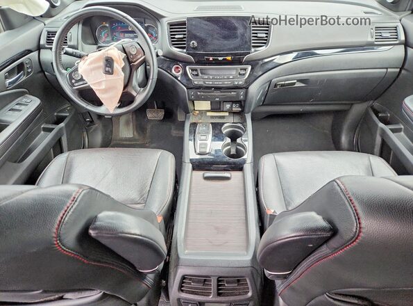 5FNYF6H74MB052972 2021 HONDA PILOT Black Dashboard view