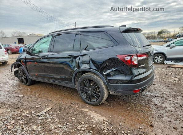 5FNYF6H74MB052972 2021 HONDA PILOT Black Rear left