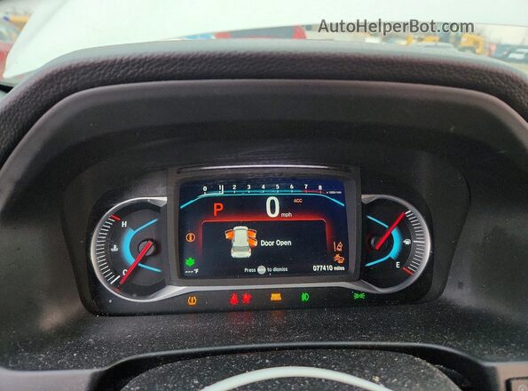 5FNYF6H78MB076532 2021 HONDA PILOT White Instrument cluster view