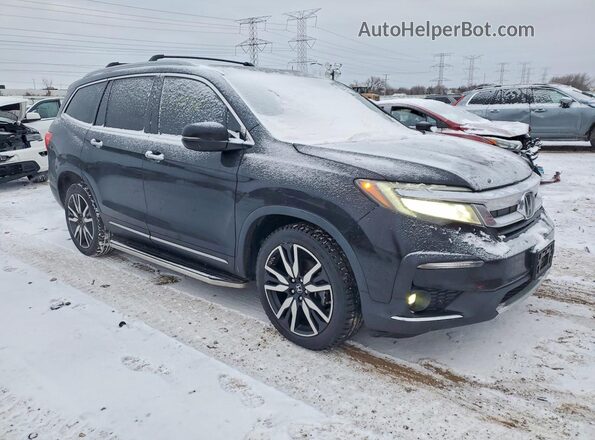 5FNYF6H90MB021011 2021 HONDA PILOT Черный Передняя правая четверть