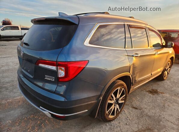 5FNYF6H93KB057093 2019 HONDA PILOT Green Задня права чверть