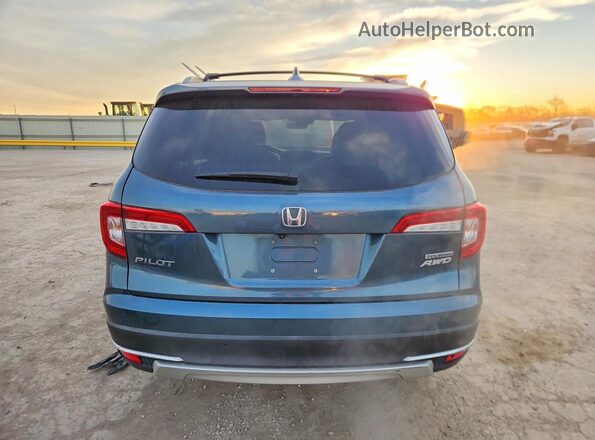 5FNYF6H93KB057093 2019 HONDA PILOT Green Вид ззаду