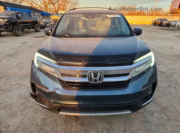 5FNYF6H93KB057093 2019 HONDA PILOT Green Вид спереду