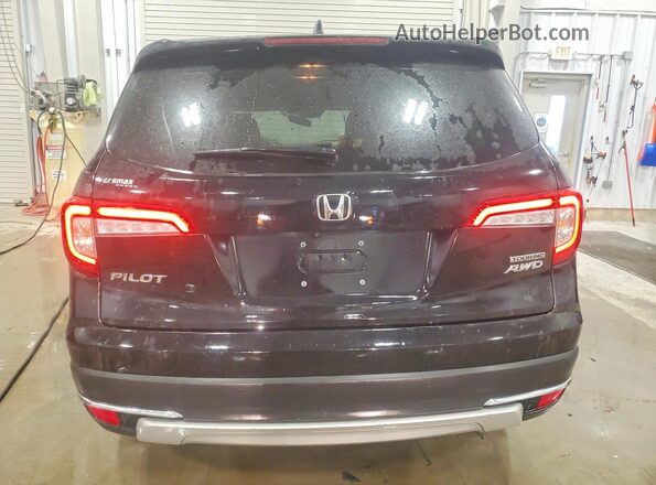 5FNYF6H94MB019262 2021 HONDA PILOT Черный Вид сзади
