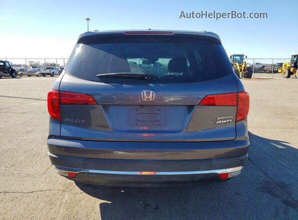 5FNYF6H97JB048959 2018 HONDA PILOT Серый Вид сзади