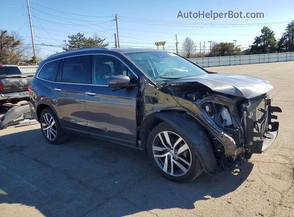 5FNYF6H97JB048959 2018 HONDA PILOT Серый Передняя правая четверть