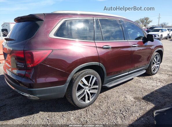 5FNYF6H98HB054456 2017 HONDA PILOT Темно-бордовый Задняя правая четверть