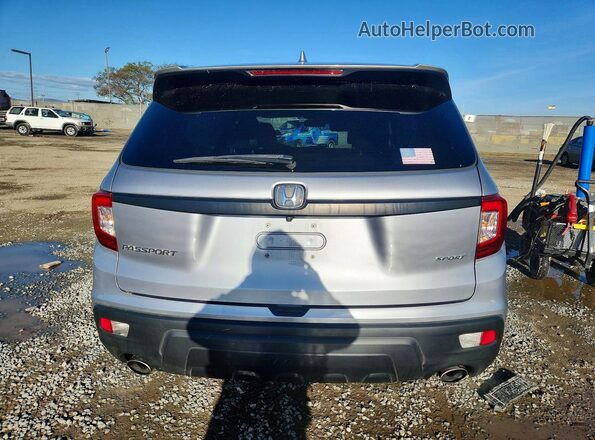 5FNYF7H24MB009016 2021 HONDA PASSPORT Silver Rear view