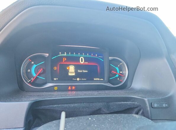 5FNYF7H24MB009016 2021 HONDA PASSPORT Silver Instrument cluster view