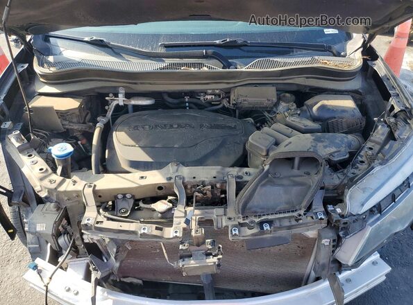 5FNYF7H28MB002876 2021 HONDA PASSPORT Black Engine compartment view