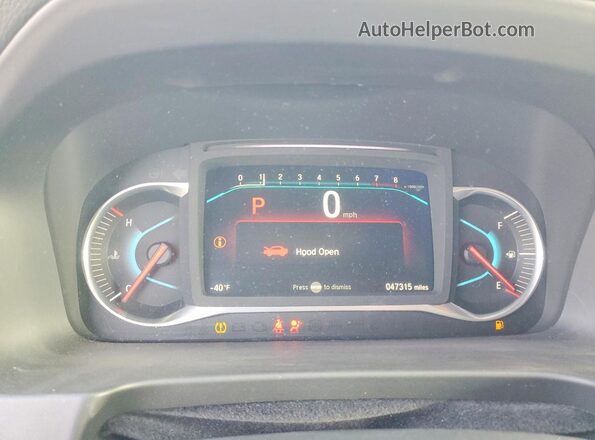 5FNYF7H28MB002876 2021 HONDA PASSPORT Black Instrument cluster view
