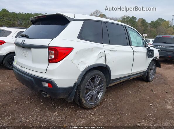 5FNYF7H50MB004826 2021 HONDA PASSPORT White Задня права чверть