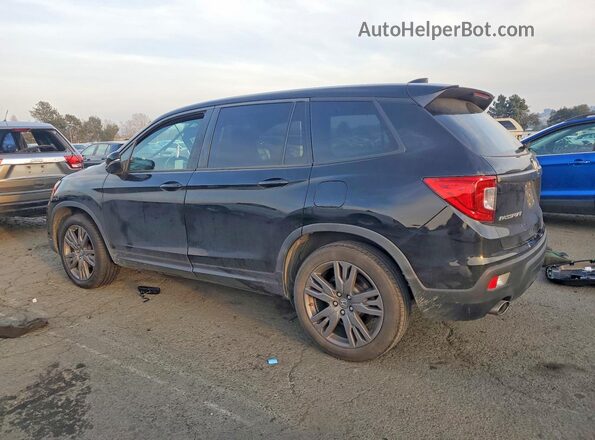 5FNYF7H56KB010501 2019 HONDA PASSPORT Black Հետևի ձախ