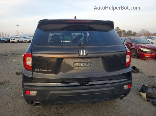 5FNYF7H56KB010501 2019 HONDA PASSPORT Black Հետևի տեսք