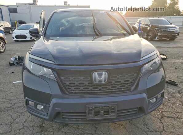 5FNYF7H56KB010501 2019 HONDA PASSPORT Black Դիմացի տեսք
