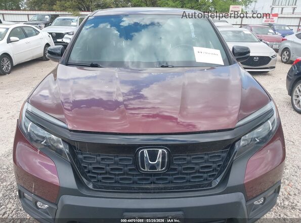 5FNYF7H58MB010356 2021 HONDA PASSPORT Красный 